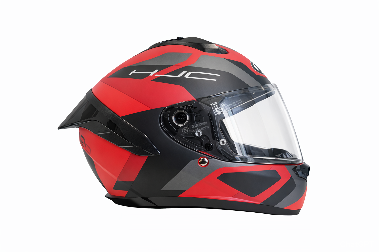 Casco HJC C10 Tins Aero MC1SF Negro/Gris/Rojo - Vista interior | Proshop Chile
