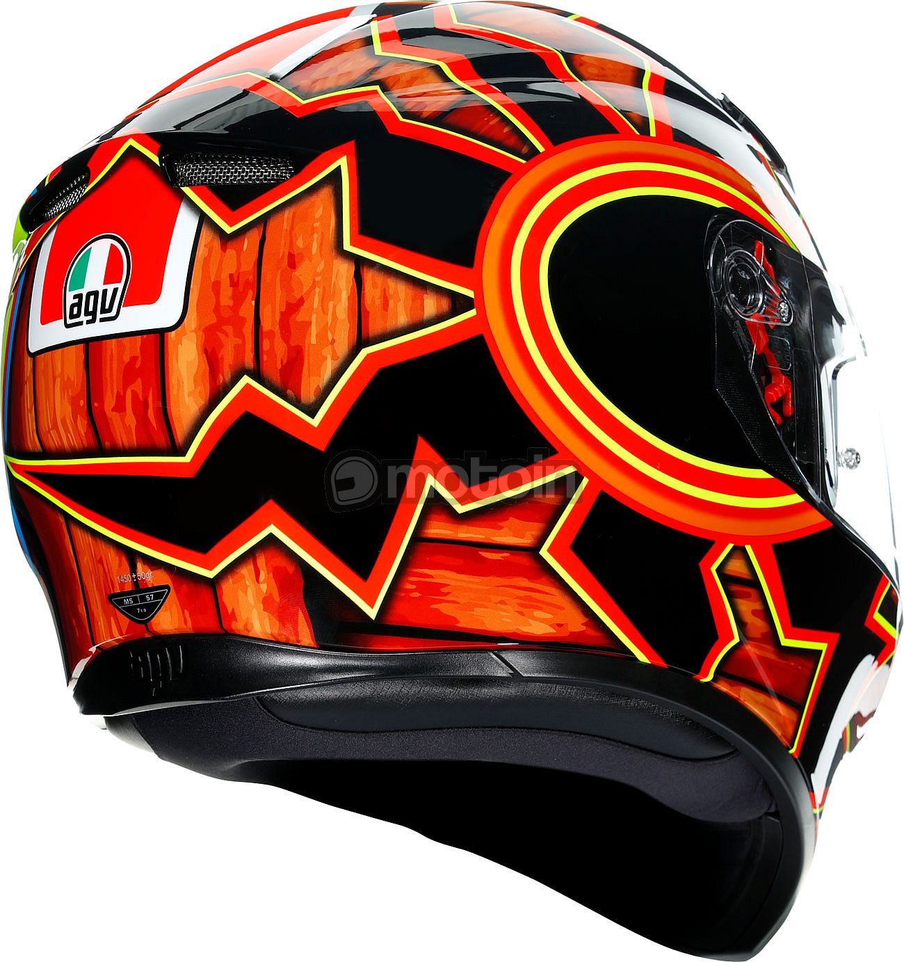 Casco AGV K3 SV VR Mugello 2004 - Vista lateral | Proshop Chile