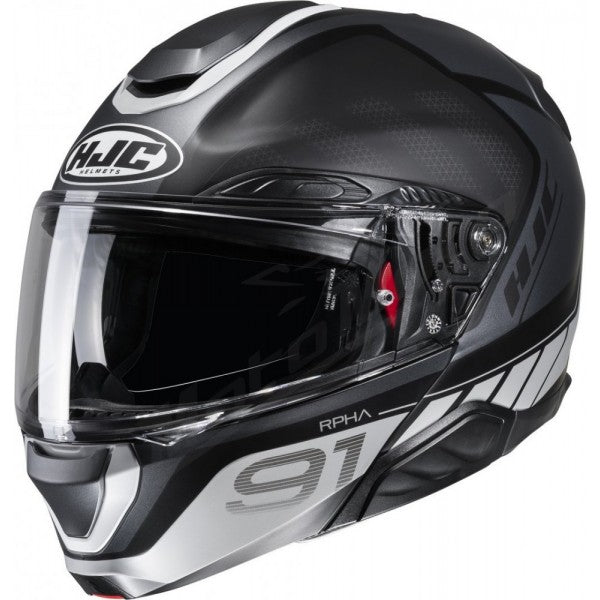 Casco HJC RPHA 91 Rafino MC5SF Negro/Gris - Vista principal | Proshop Chile