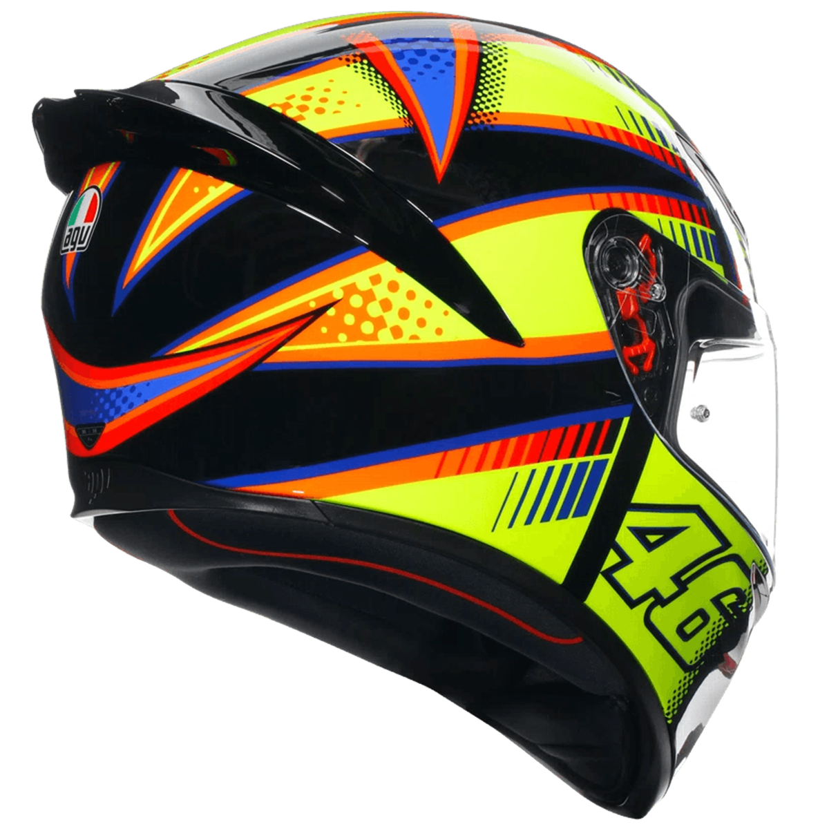 Casco AGV K1 S (2023) VR Soleluna 2015 - Vista posterior | Proshop Chile