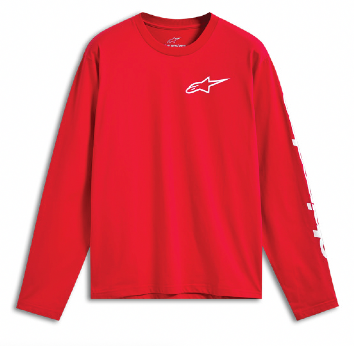 Polera Alpinestars Trackside LS CSF Rojo/Blanco