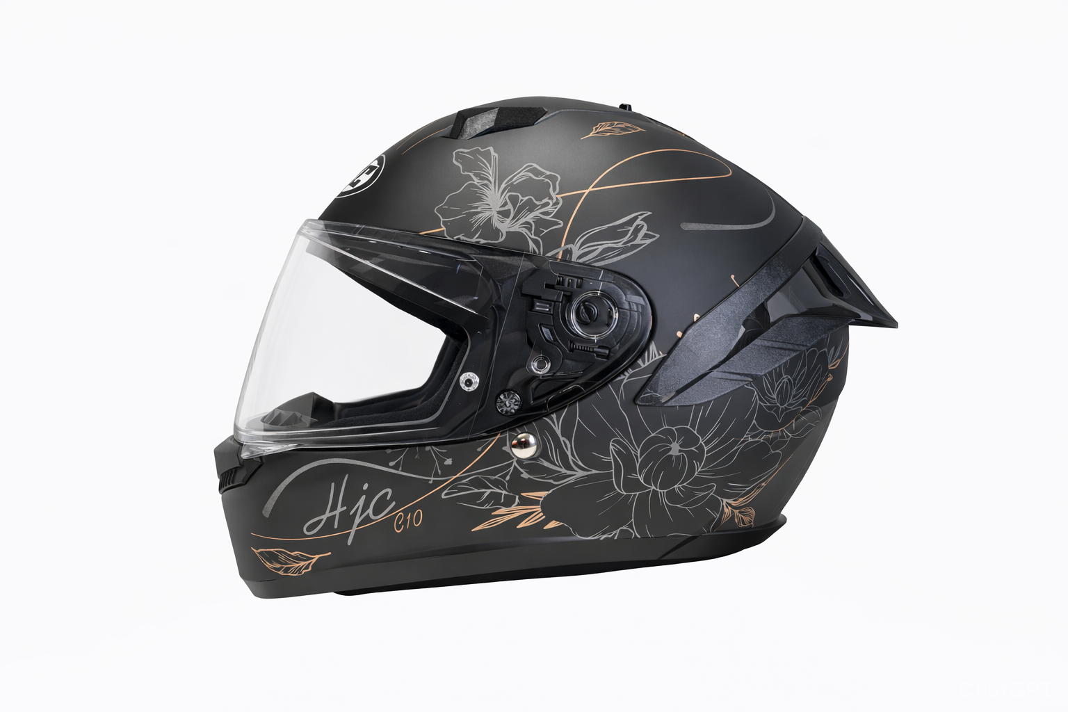 Casco HJC C10 Epik Aero MC8 Blanco/ Rosa Dorado - Vista principal | Proshop Chile
