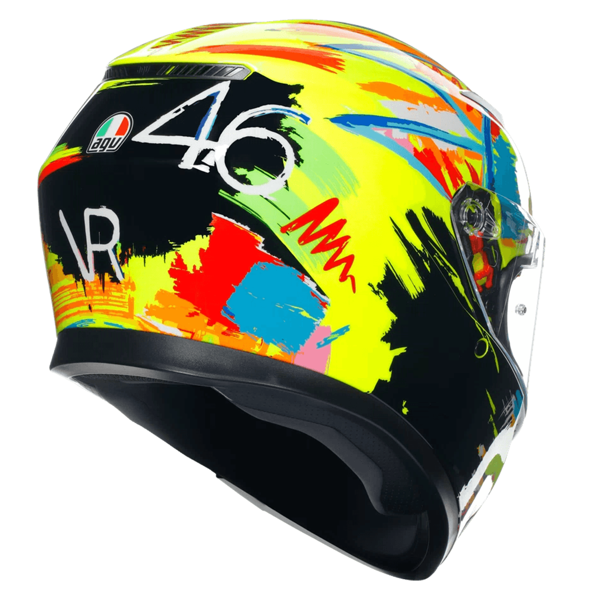 Casco AGV K3 (2023) VR Winter Test 2019 - Vista posterior | Proshop Chile