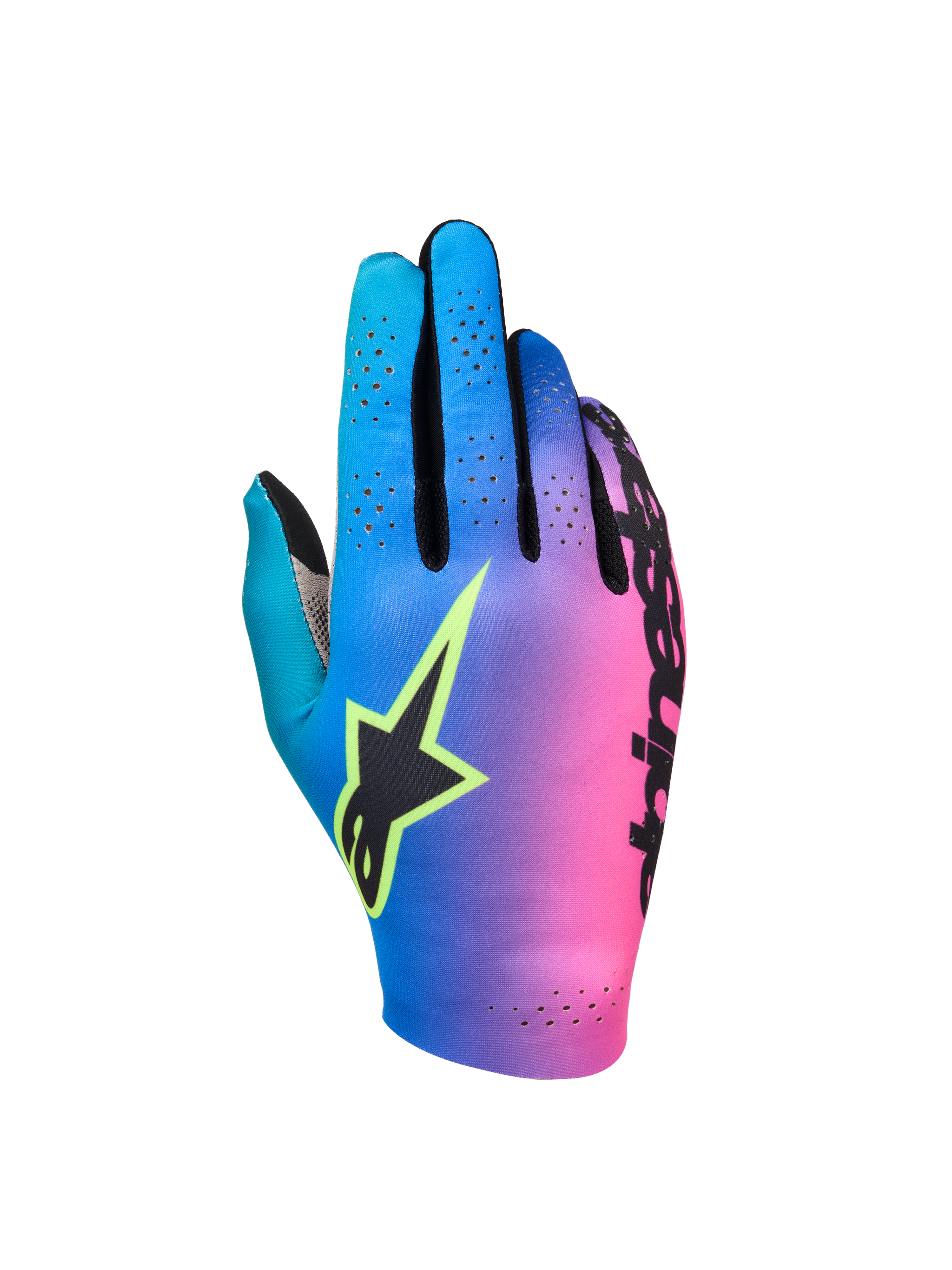 Guantes Sim Racing Alpinestars Graphic 2 Celeste/Rosado