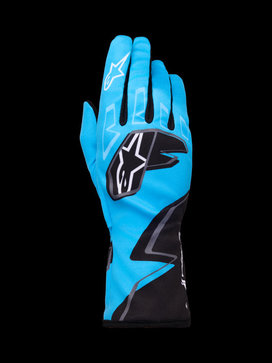 Guantes Karting Alpinestars Race V2 Graphic 1 Celeste/Negro