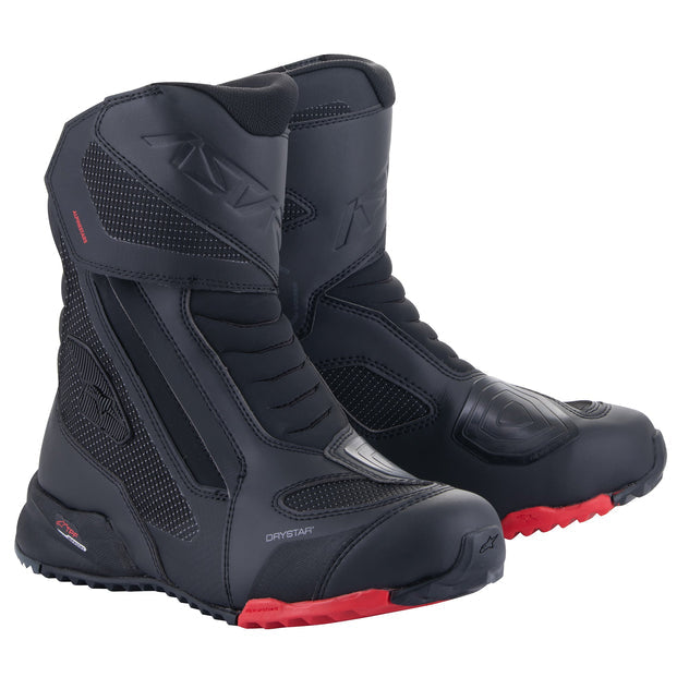 Botas Moto Calle Alpinestars RT-7 Drystar Negro/Rojo