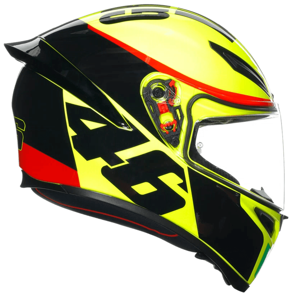 Casco AGV K1 S (2023) VR Grazie Vale - Vista lateral | Proshop Chile
