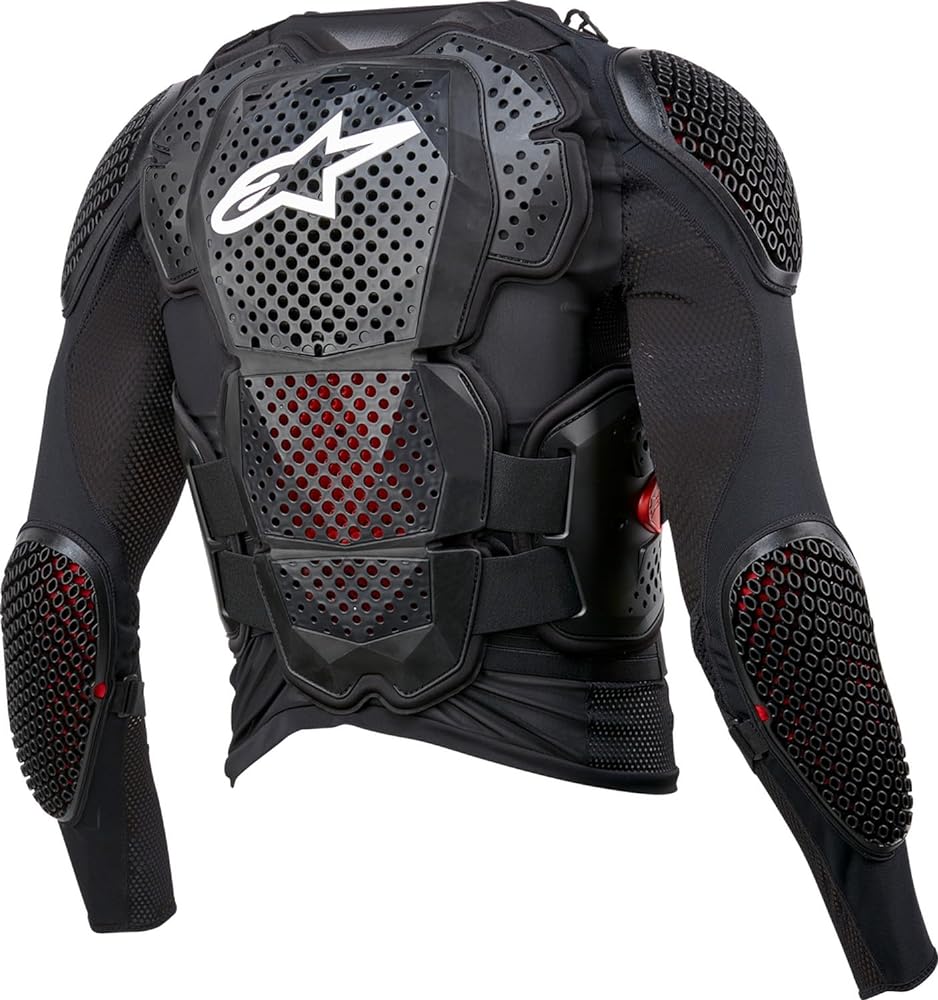 Chaqueta de Protección Bionic Tech V3 Negro/ Blanco/ Rojo Brillante
