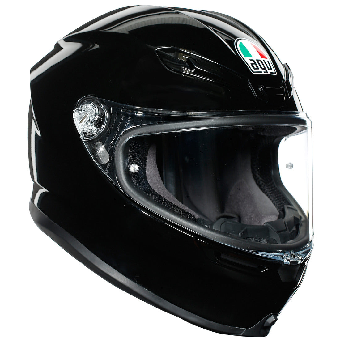 Casco AGV K6 Negro Matte - Vista posterior | Proshop Chile