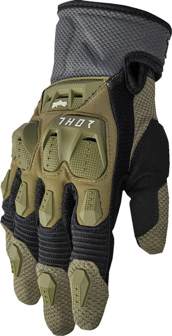 Guantes Moto Calle Thor Terrain Negro/Gris Oscuro