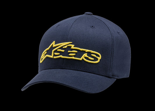 Gorro Alpinestars Blaze Flexfit Azul/Amarillo