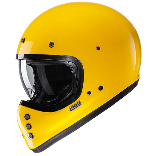 Casco HJC V60 Deep Yellow Amarillo - Vista lateral | Proshop Chile