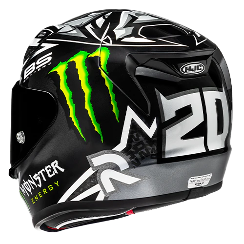 Casco HJC RPHA 12 - Quartararo Replica Black - Vista posterior | Proshop Chile