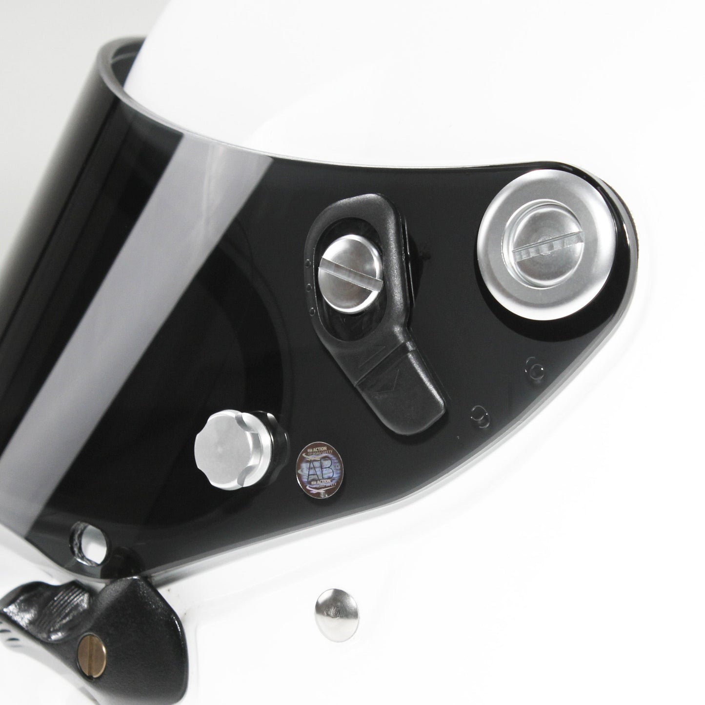 Perno para visera Senzo Arai SK6/GP6 Plateado para karting