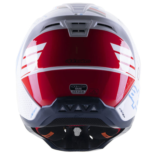 Casco SM5 Action Blanco/ Celeste/ Azul Oscuro
