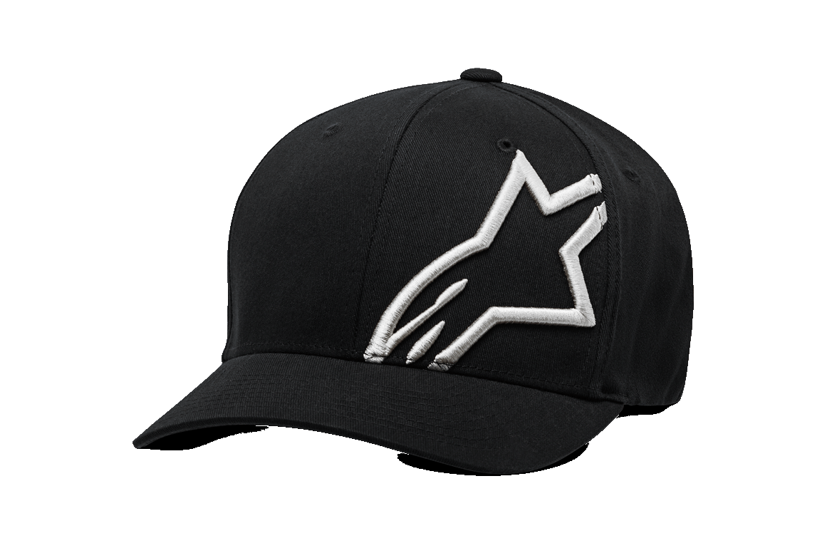 Gorro Alpinestars Corp Shift 2 Curved Negro/Blanco