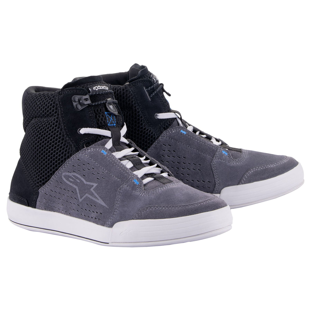 Botas Moto Calle Alpinestars Chrome Air Negro/Gris Claro/Azul