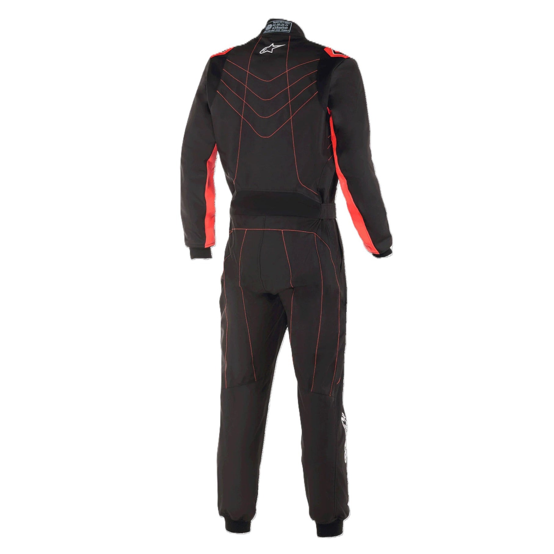 Buzo Karting Alpinestars Kmx-9 V3 Negro/Rojo Fluor