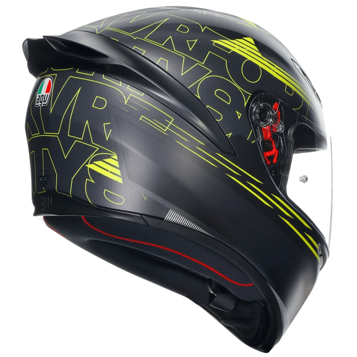 Casco AGV K1 S (2023) VR Track 46 - Vista posterior | Proshop Chile