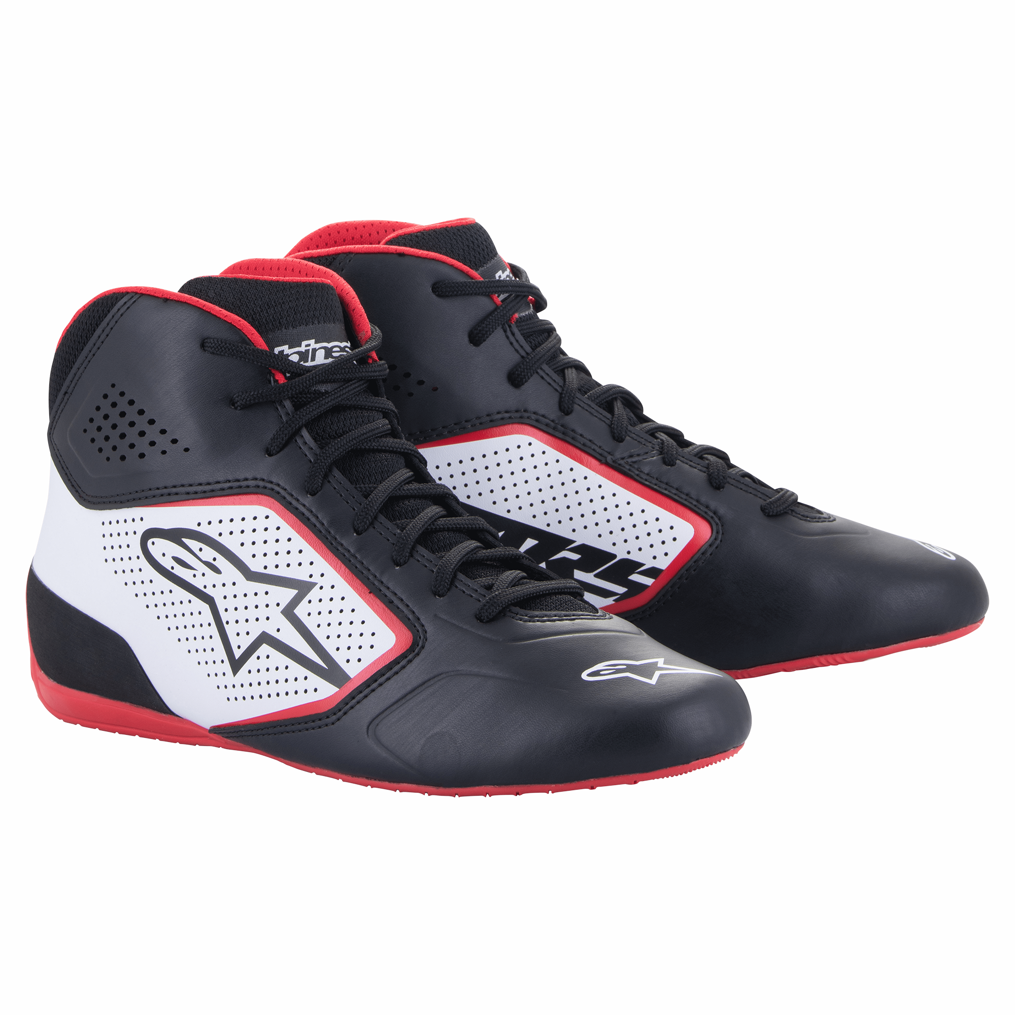 Zapatillas Kart Alpinestars Tech-1K Start Negro/Blanco/Rojo
