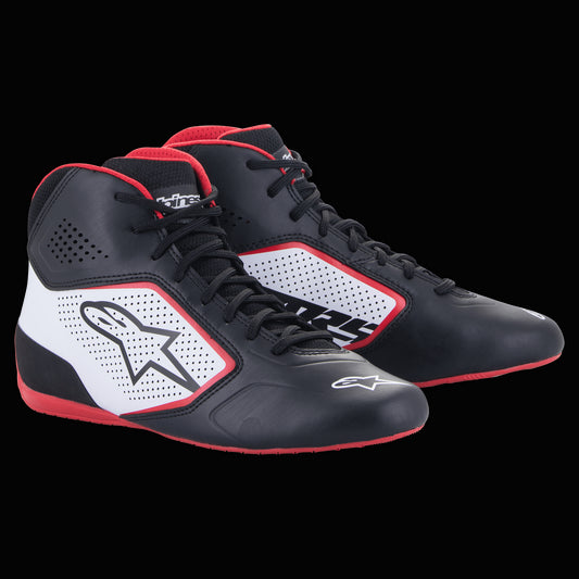 Zapatillas Kart Alpinestars Tech-1K Start Negro/Blanco/Rojo