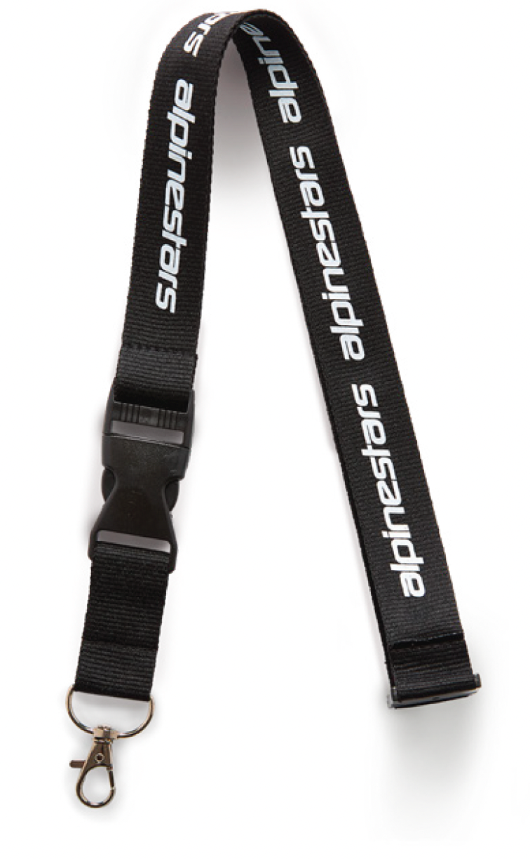 Lanyard Alpinestars Linear Negro/Blanco