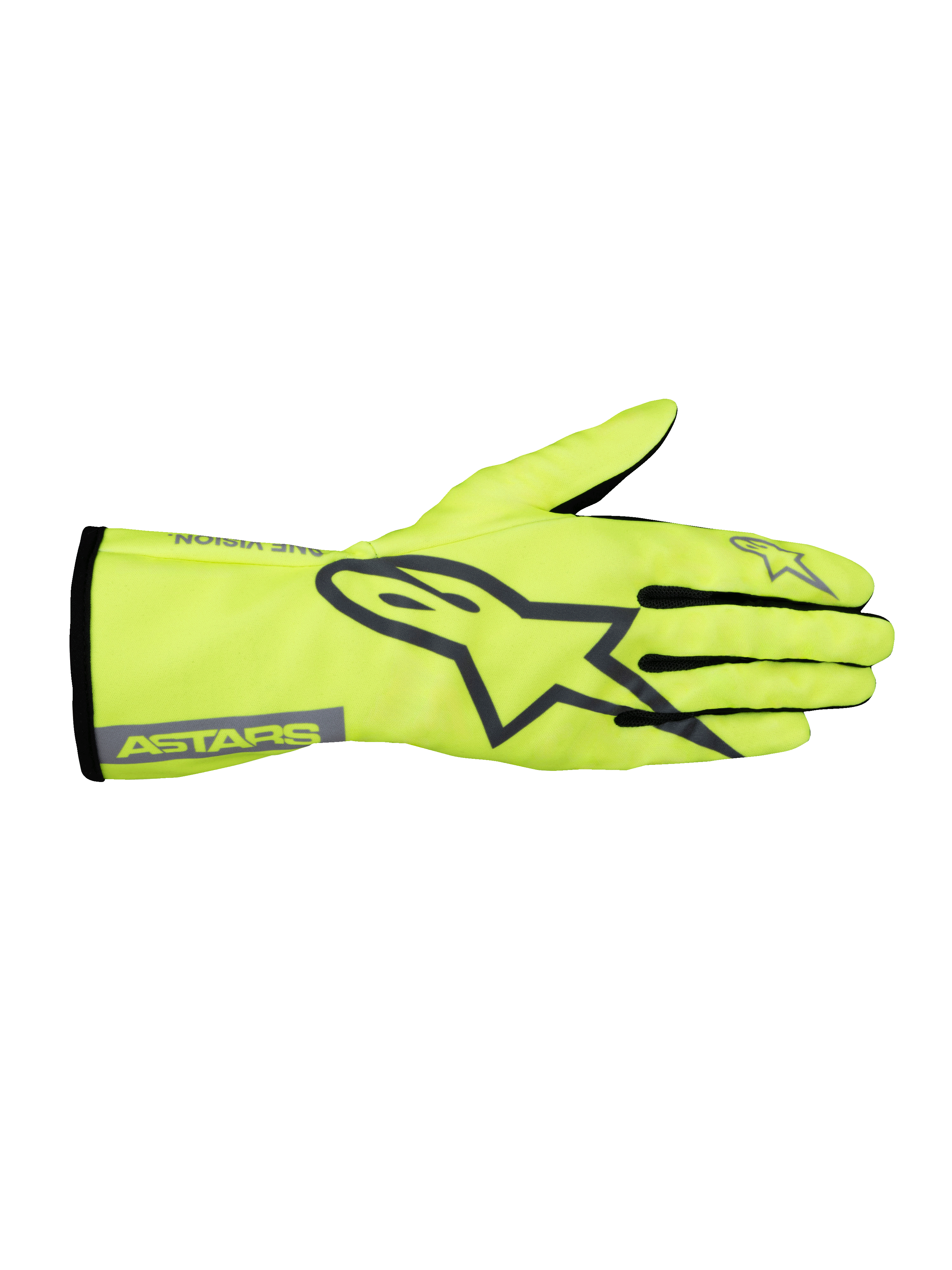 Guantes Karting Alpinestars Tech-1K Race V2 Pure Amarillo Fluor/Gris