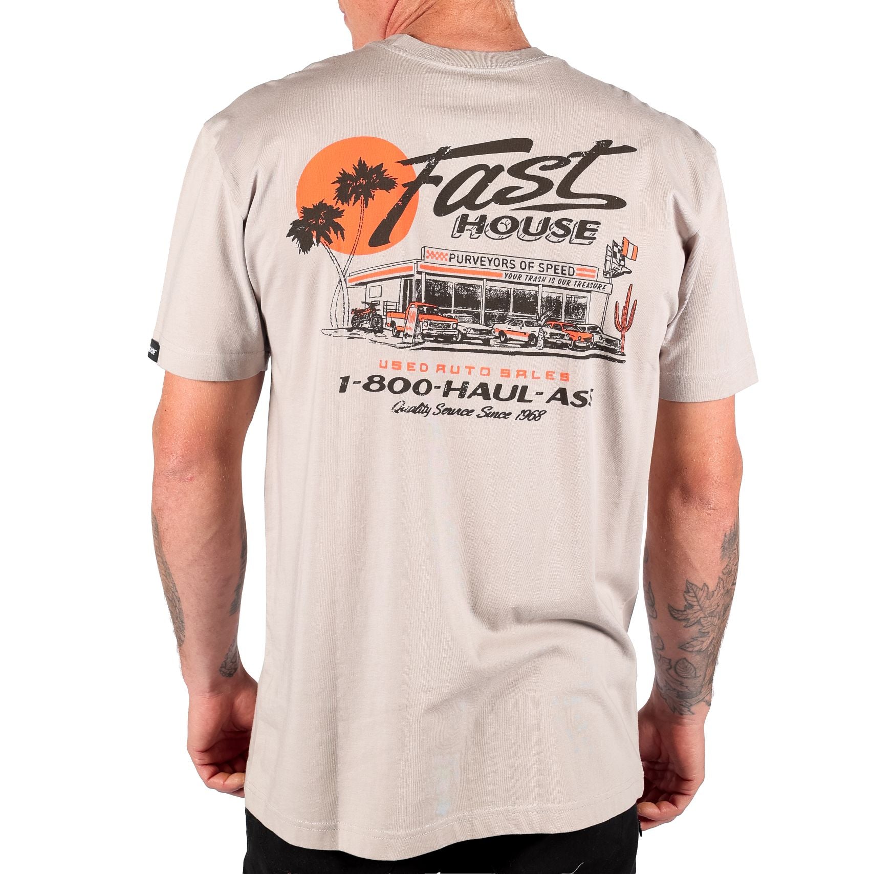 Polera Fasthouse Sunset Gris