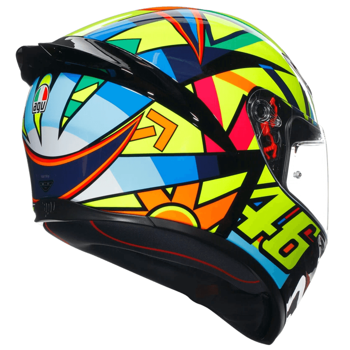 Casco AGV K1 S (2023) VR Soleluna 2017 - Vista posterior | Proshop Chile