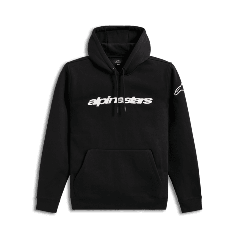 Polerón Alpinestars Race Wordmark Negro/Blanco