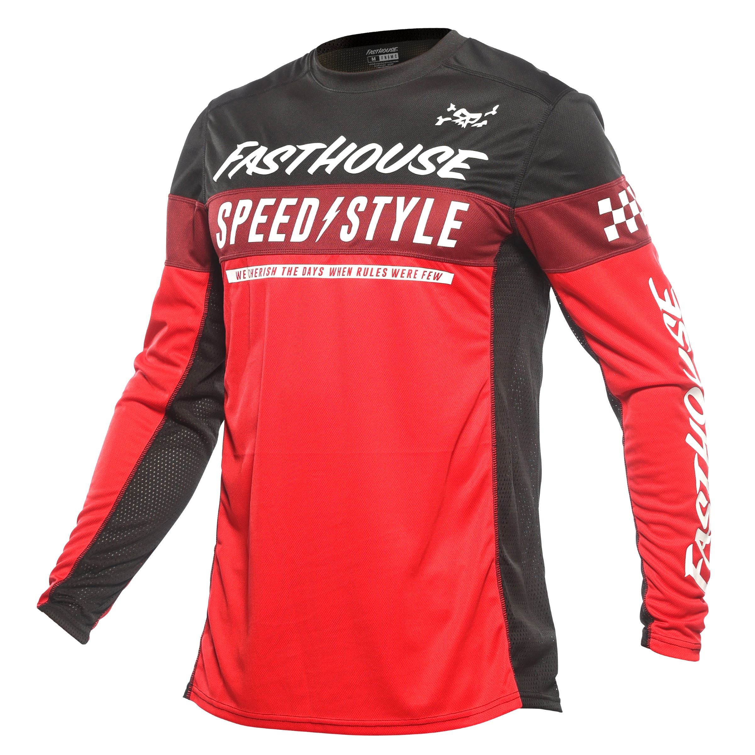 Jersey Fasthouse Grindhouse Akin Rojo/Negro
