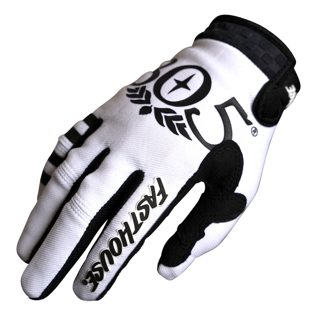 Guantes Moto MX Fasthouse Speed 805 Blanco