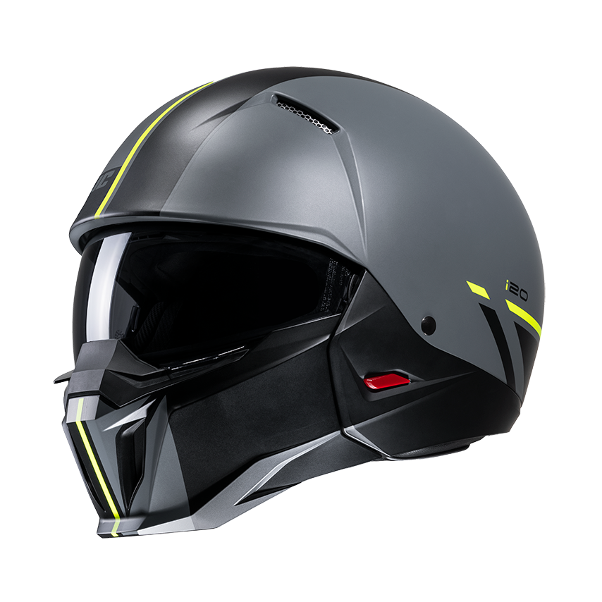 Casco HJC i20 Batol MC3HSF Negro/Amarillo Fluor - Vista principal | Proshop Chile