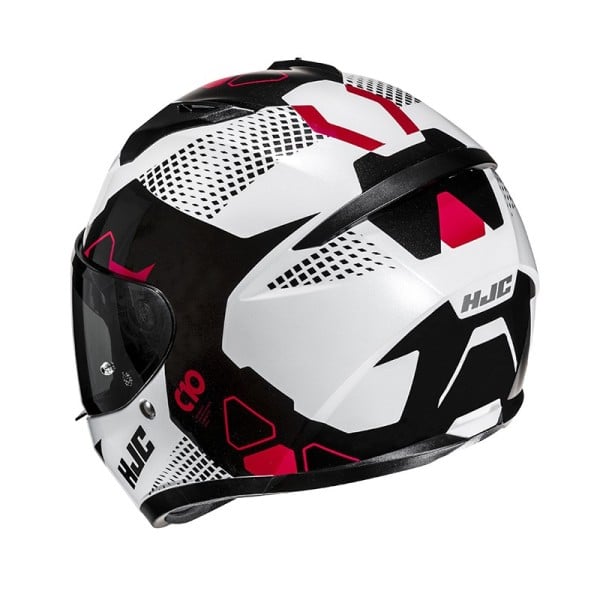 Casco HJC C10 Aspa MC1 Blanco/Negro/Rojo - Vista principal | Proshop Chile
