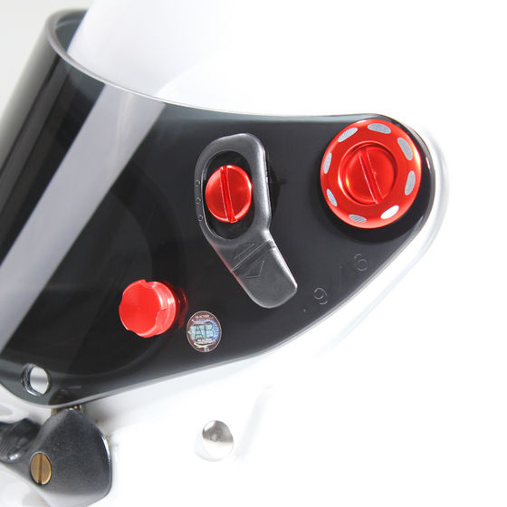 Perno para visera Senzo Arai SK6/GP6 Rojo para karting