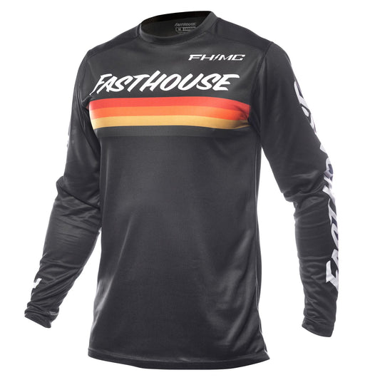 Jersey Fasthouse Carbon Force Negro