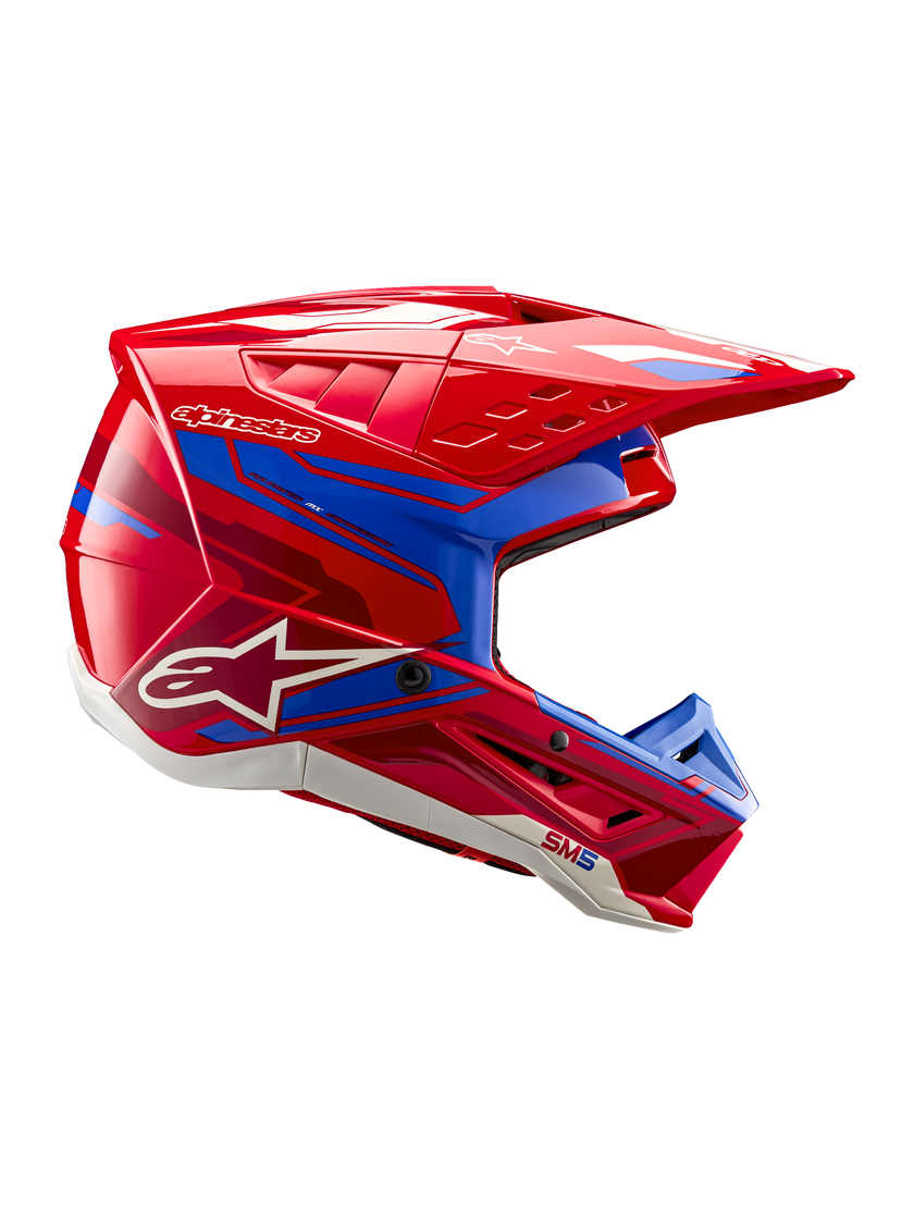 Casco Alpinestars SM5 Action 2 Rojo Brillante/ Azul