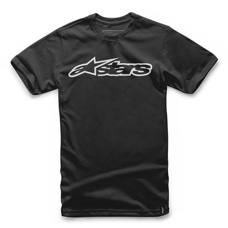 Polera Niño Alpinestars Blaze Negro/Blanco