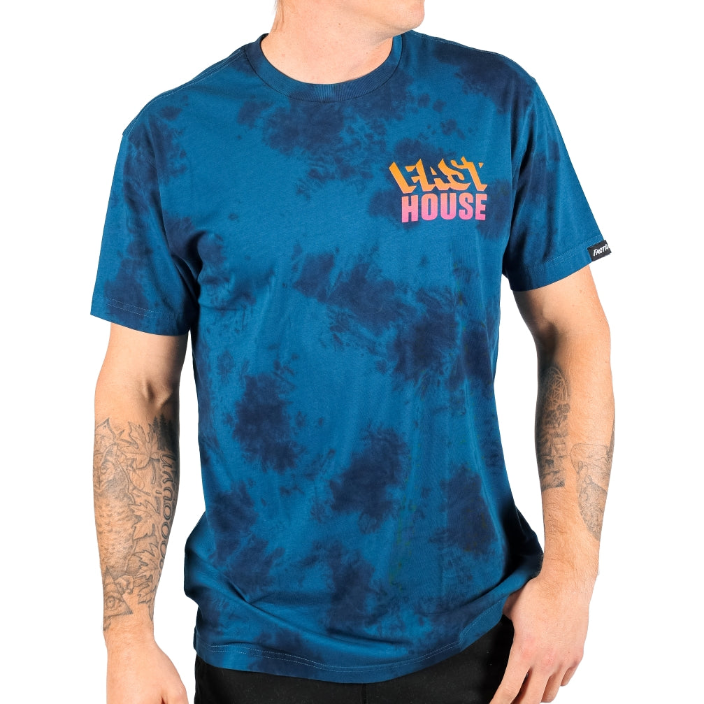 Polera Fasthouse Cold Ones SS Azul