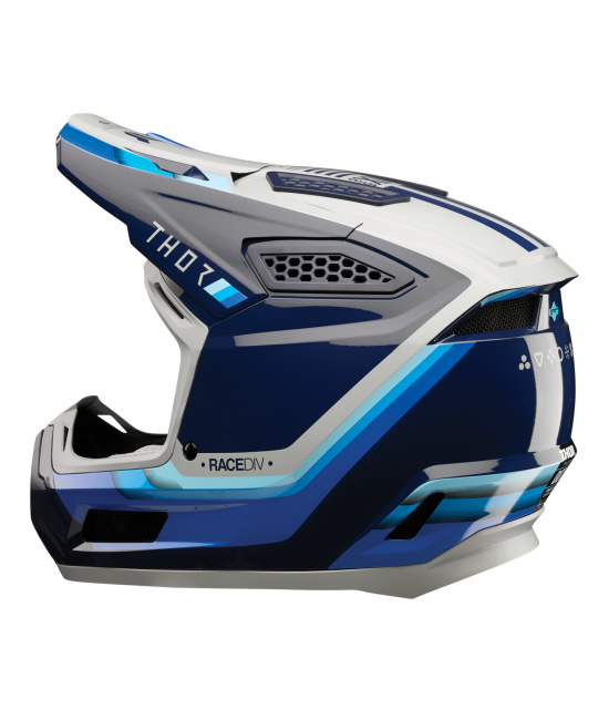 Casco Moto MX Thor Fleet Defy Azul/ Gris