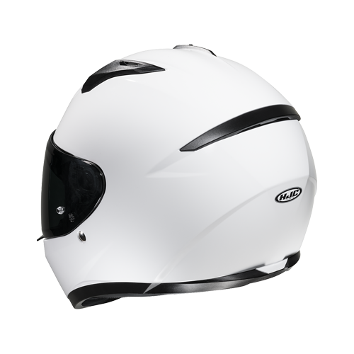 Casco HJC C10 Monocolor Blanco - Vista lateral | Proshop Chile