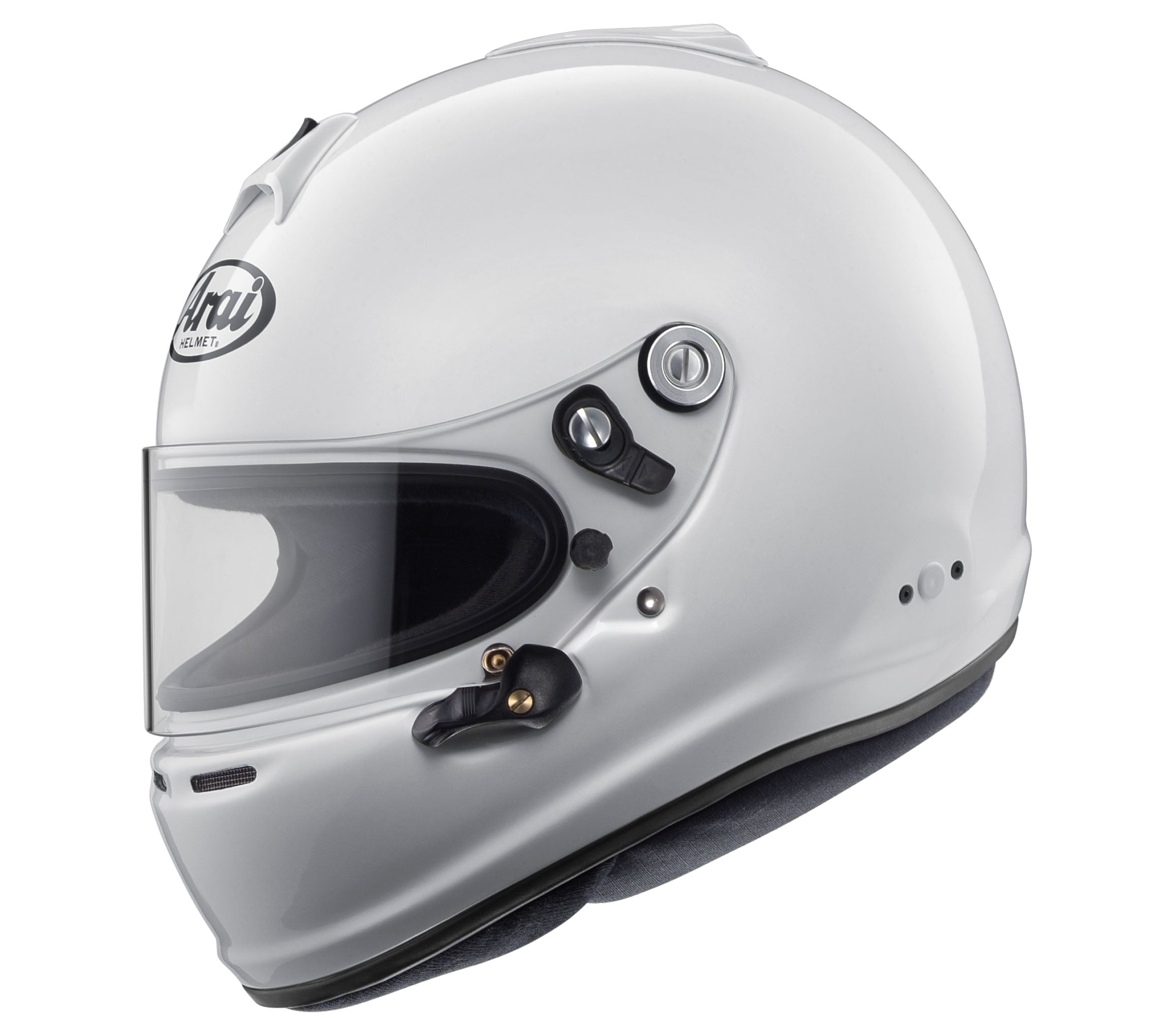 Casco Auto Arai GP6-S con arandelas M6 Snell SA2020