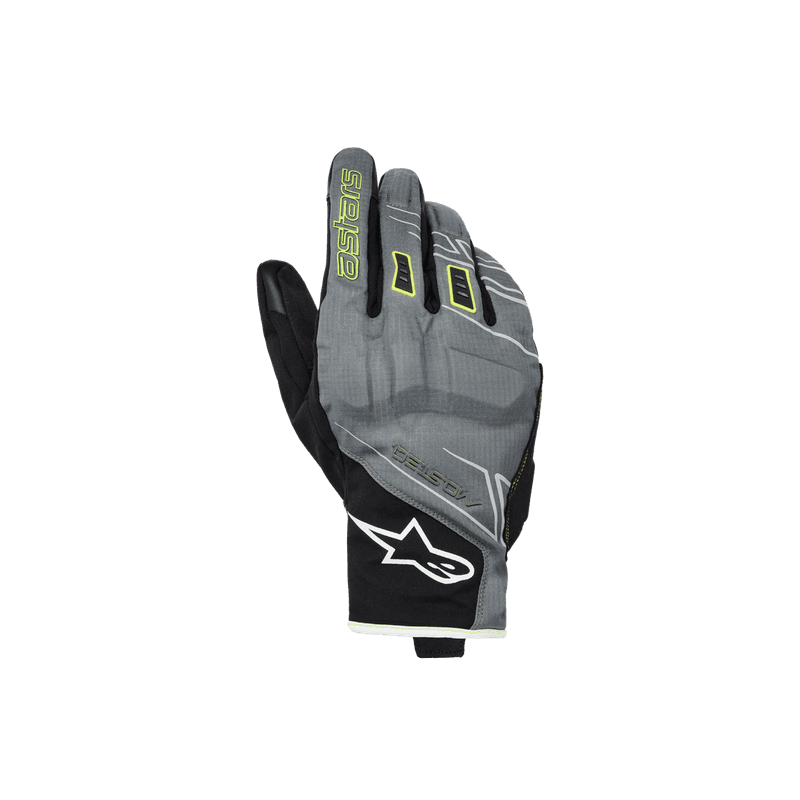 Guantes Moto Calle Alpinestars Moblast WP Gris/Negro/Amarillo Fluor
