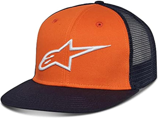 Gorro Alpinestars Corp trucker Naranja/Azul