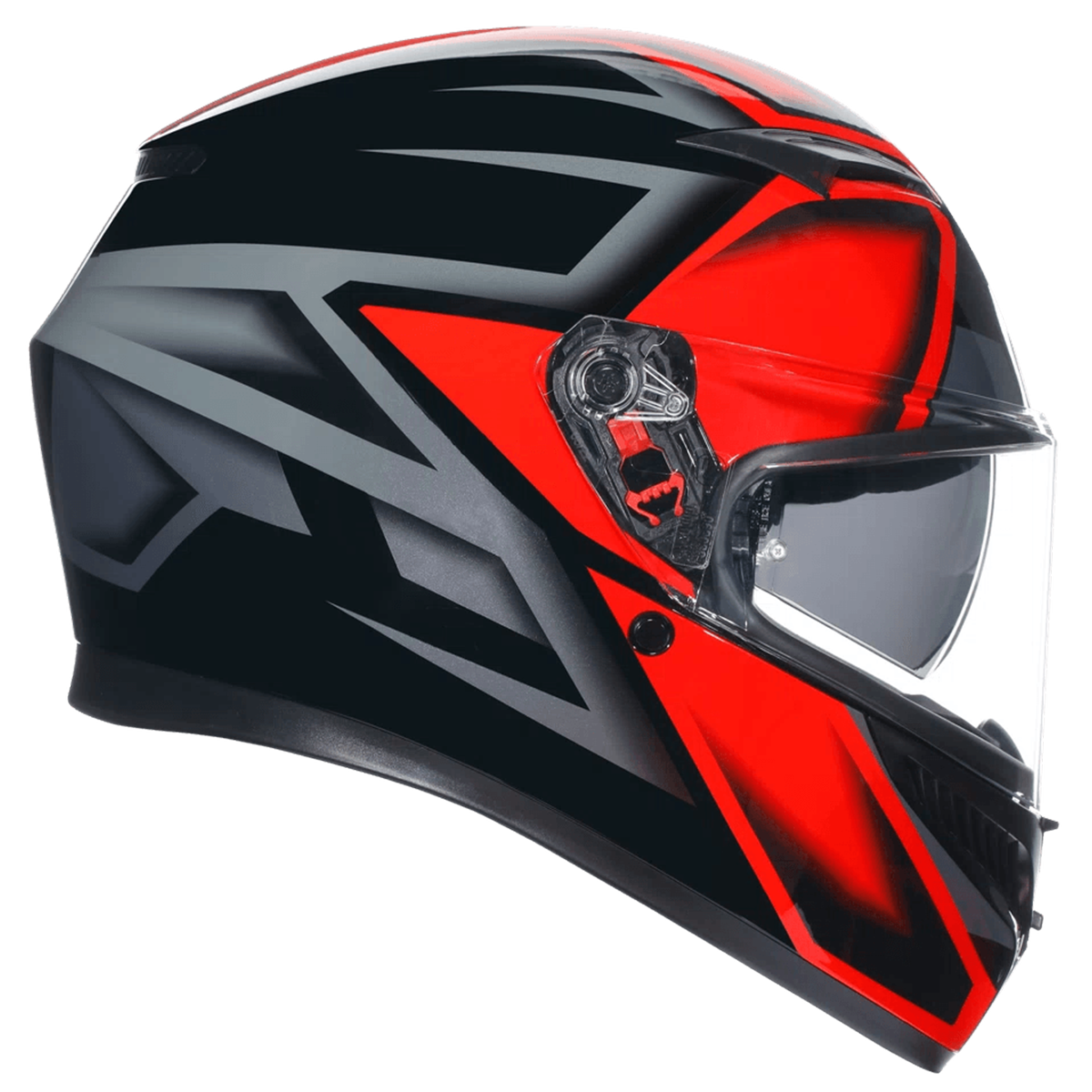 Casco AGV K3 (2023) Compound Negro/Rojo - Vista principal | Proshop Chile