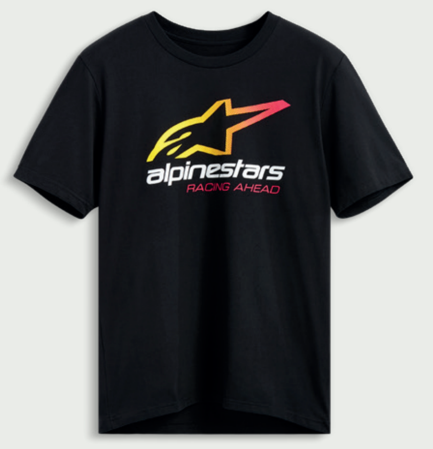 Polera Alpinestars Aligned SS CSF Negro