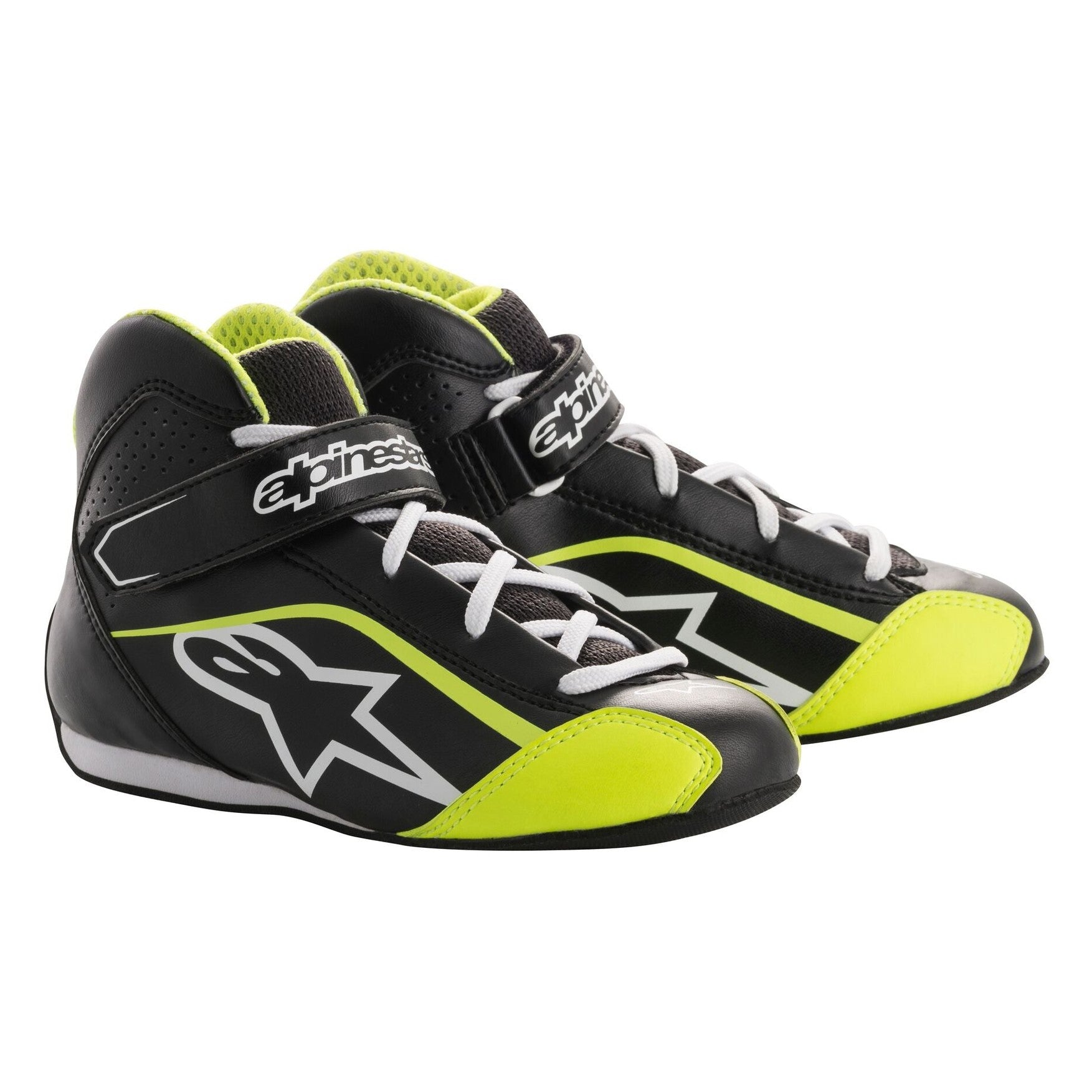 Zapatillas niño Kart Alpinestars Tech-1K Negro/Amarillo