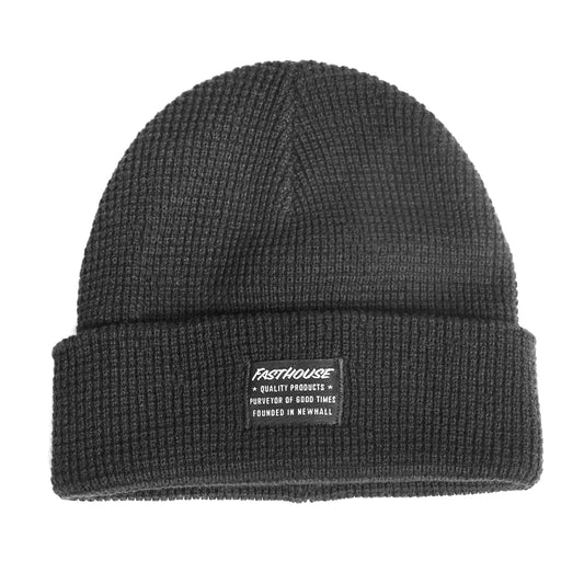 Gorro de Lana Fasthouse Waffle Negro