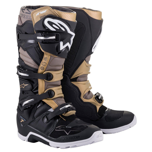 Botas Tech 7 Enduro Drystar Negro/ Gris/ Dorado