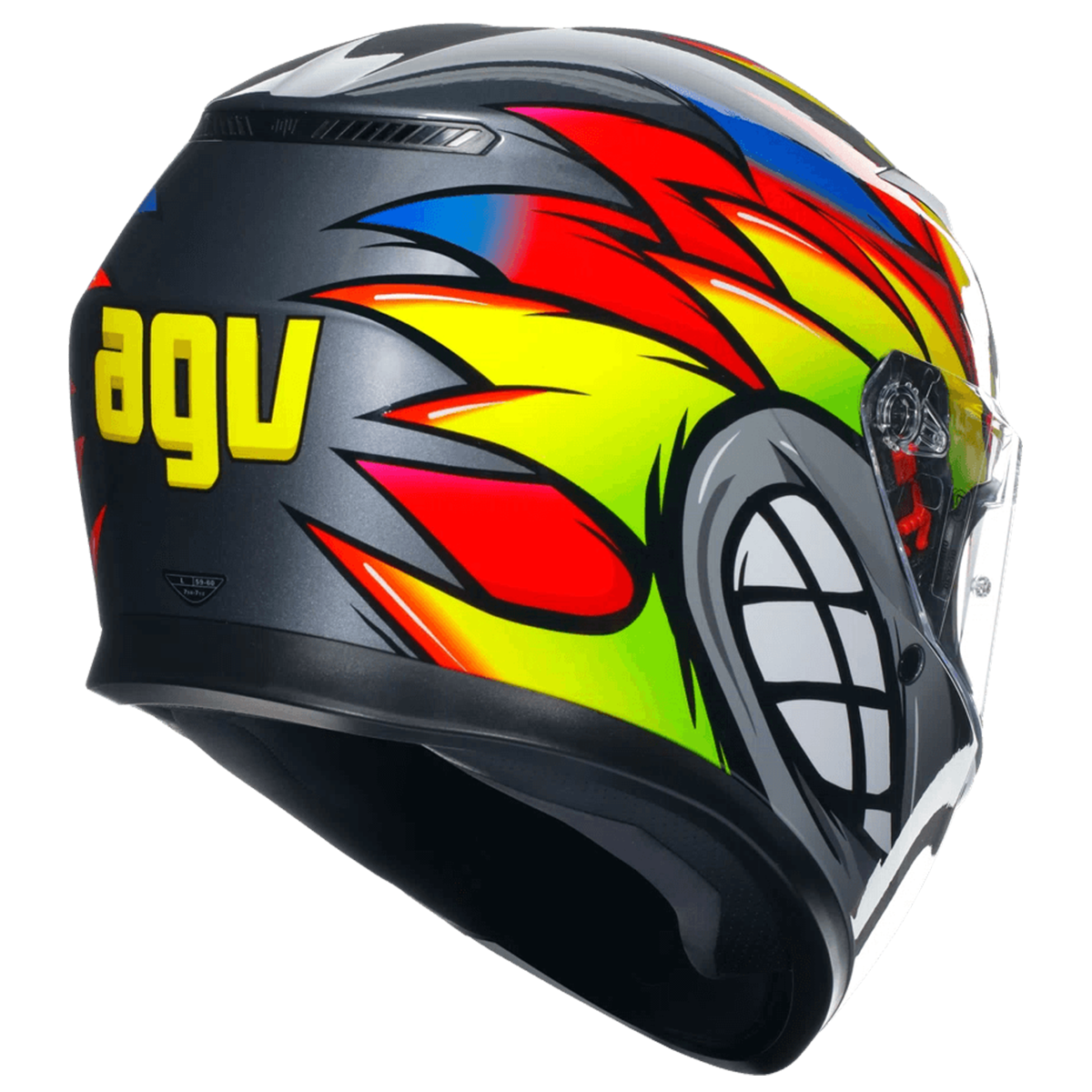 Casco AGV K3 (2023) Birdy 2.0 - Vista posterior | Proshop Chile